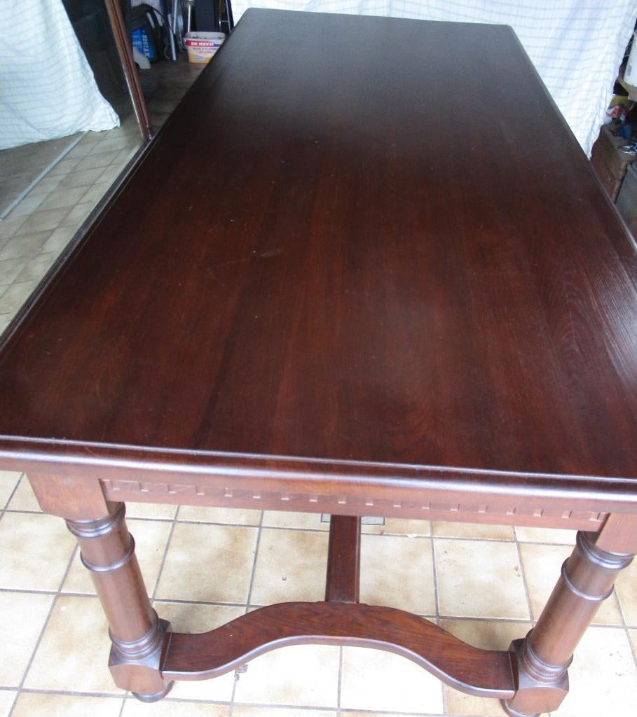 eiken tafel, Huis en Inrichting, Tafels | Eettafels, Ophalen, Gebruikt, Eikenhout, 50 tot 100 cm