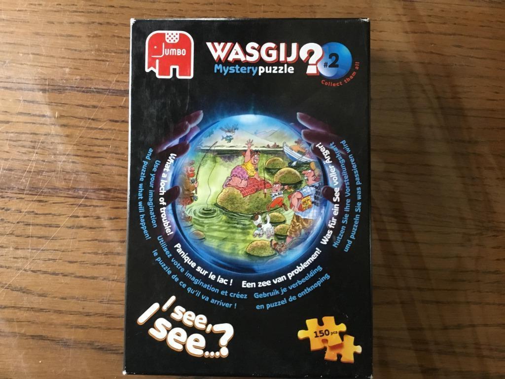 Puzzel Jumbo 150 stukjes Wasgij mystery 2, Ophalen of Verzenden, Minder dan 500 stukjes, Gebruikt, Legpuzzel