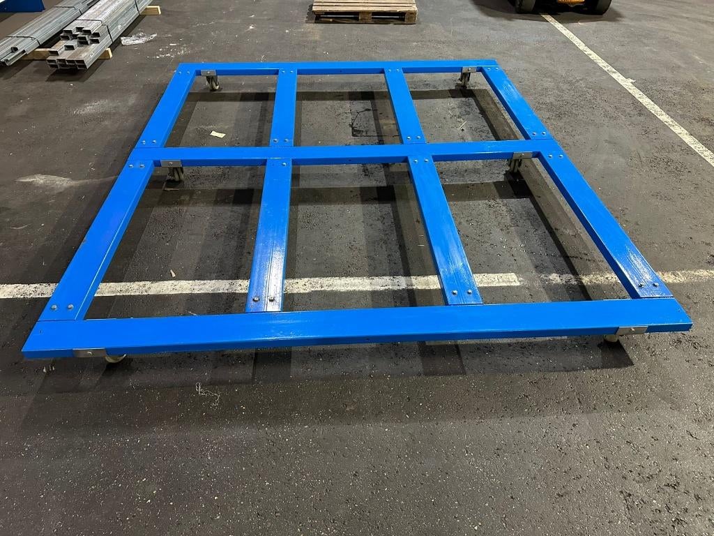 Plateforme de transport mobile avec roues 3050x2660x210mm, Bricolage & Construction, Enlèvement, Utilisé