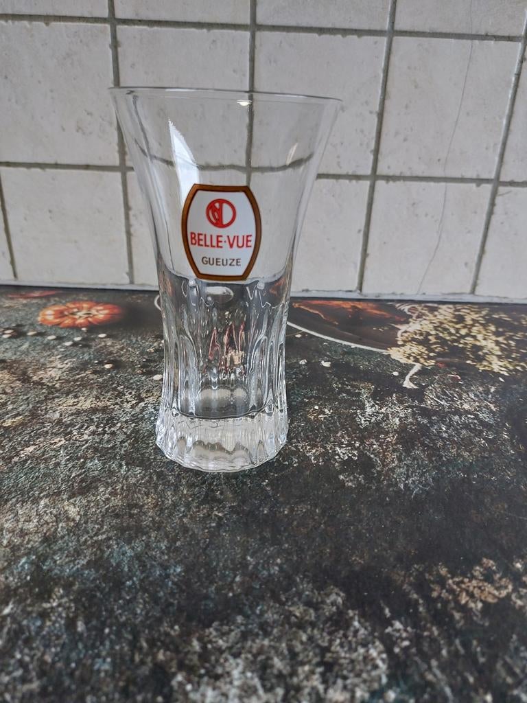 Tulipes en verre à gueze Belle-vue, Collections, Enlèvement ou Envoi, Comme neuf, Verre ou Verres, Autres marques