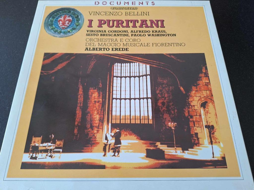 Bellini / Erede - I Puritani Box 3 x Lp's Vinyl, Ophalen, Gebruikt, Opera of Operette, 12 inch