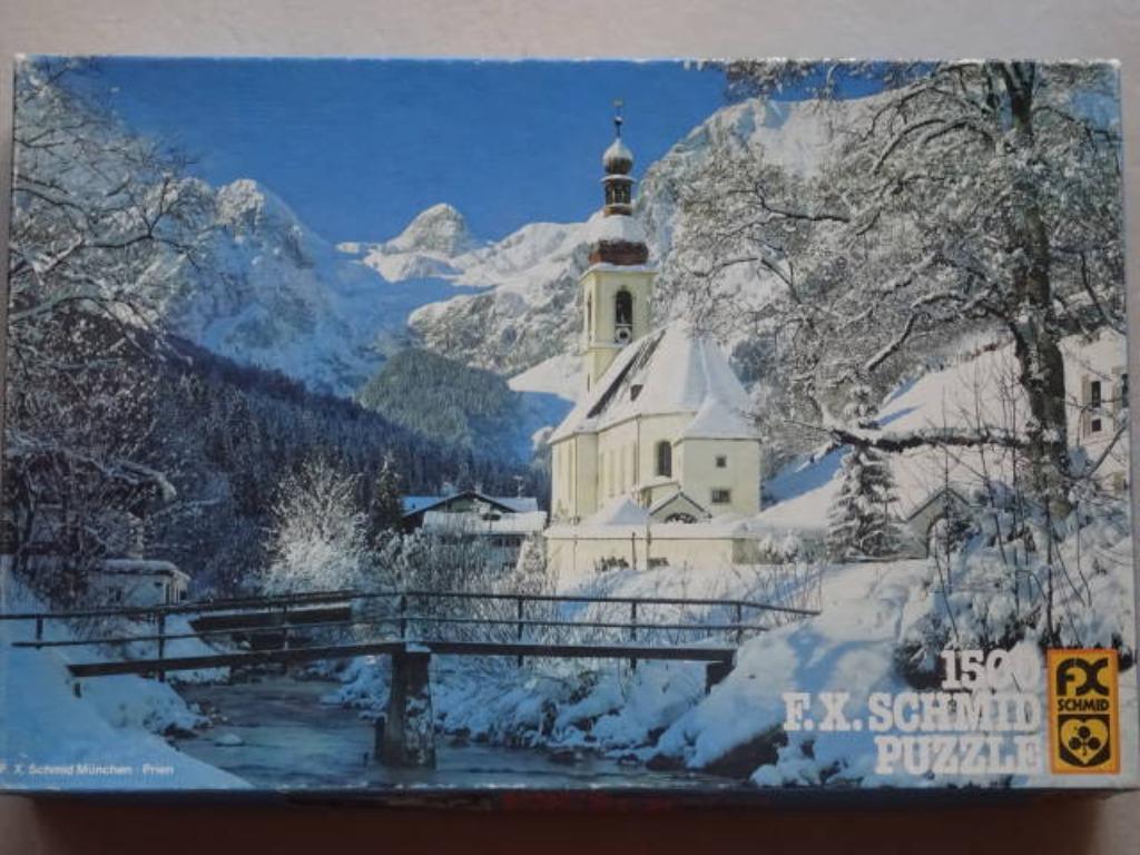 Puzzel 1500 st Winter in Ramsau 4 + 1 gratis, Hobby en Vrije tijd, Denksport en Puzzels, Zo goed als nieuw, Legpuzzel, Meer dan 1500 stukjes