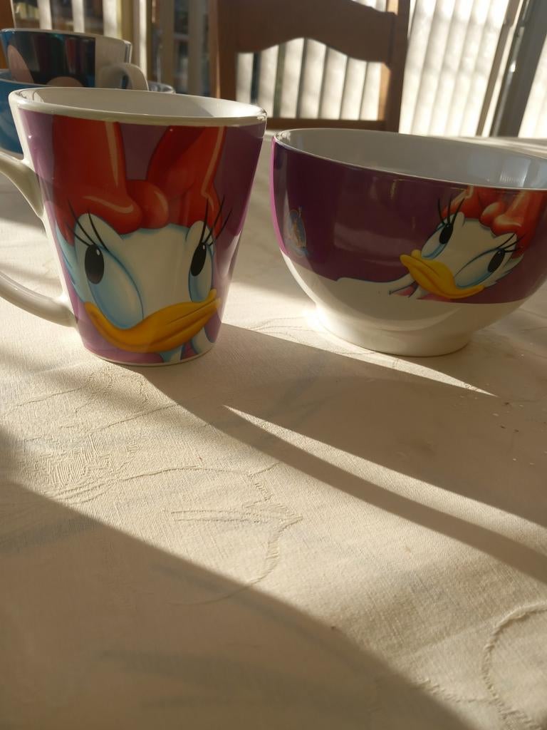 Katrien duck, Verzamelen, Ophalen, Overige figuren, Zo goed als nieuw, Servies