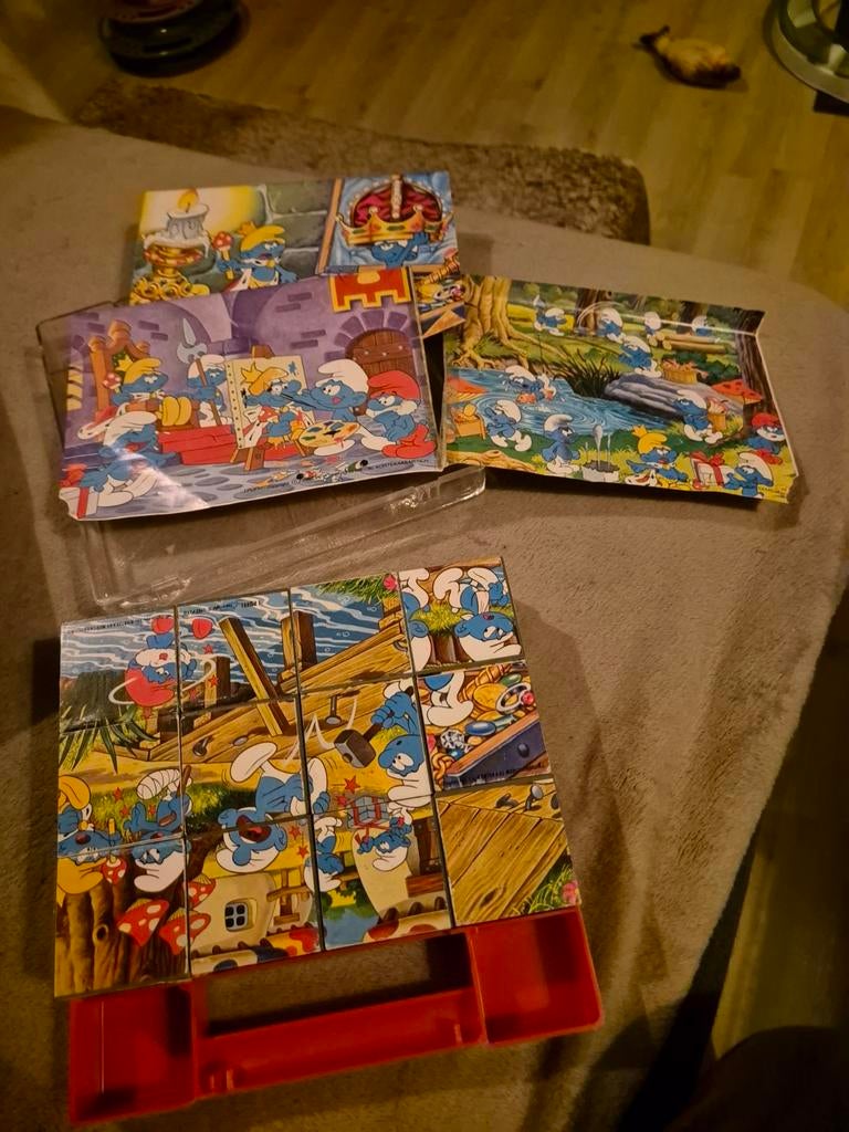 Smurfen blokkenpuzzel, Verzenden