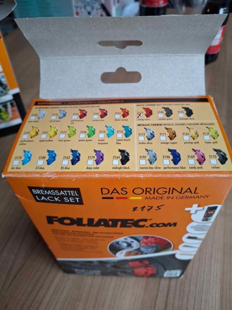 verf foliatec, Enlèvement