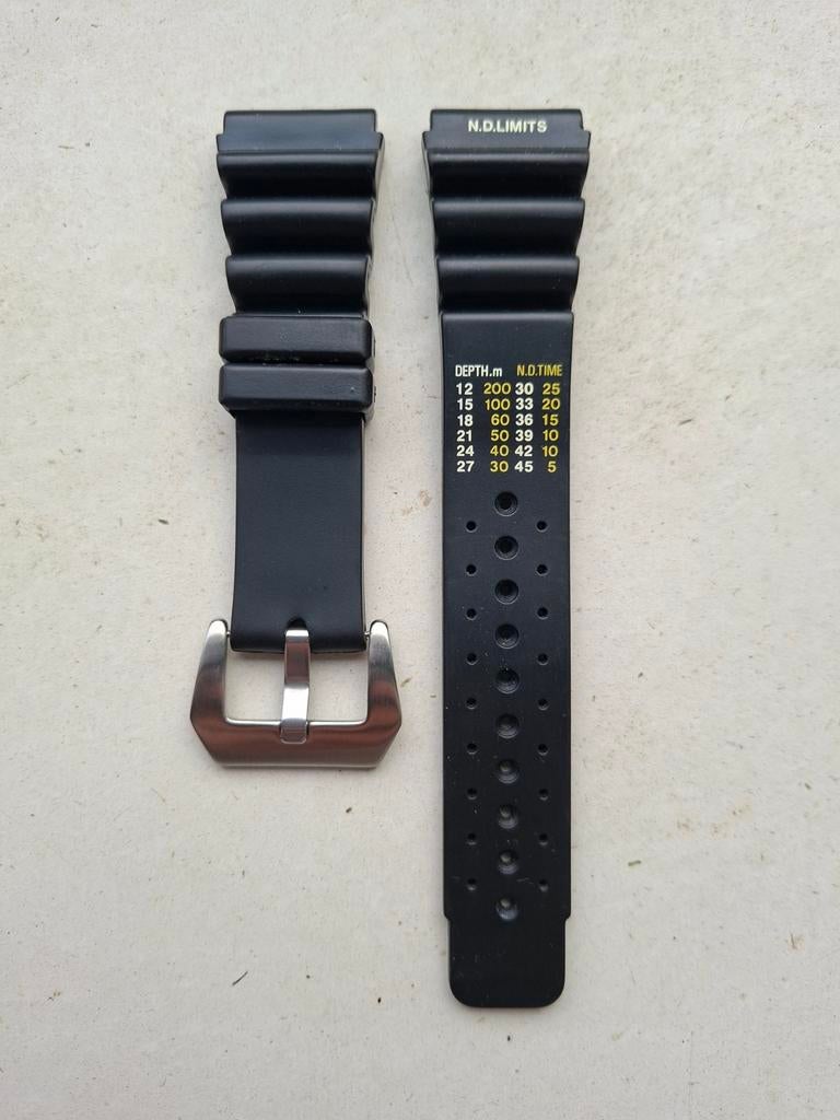 Bracelet de plongée Hirsch 24mm neuf, Enlèvement ou Envoi