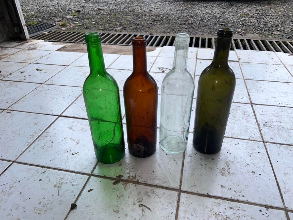 Bouteilles vides - déco cave à vin, Enlèvement, Utilisé, Autres régions, Autres types