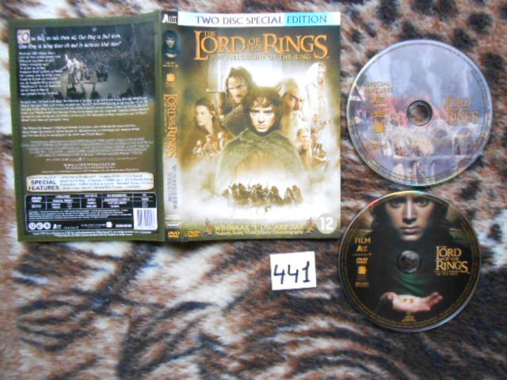 DVD film speelfilm The Lord of the Rings The Fellowship of, Ophalen of Verzenden, Gebruikt