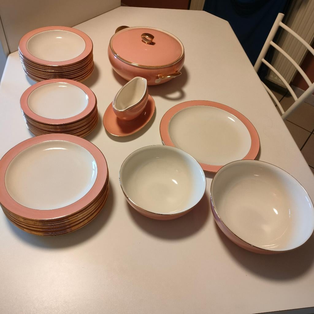 Vintage eetservies Boch freres Belgium, Ophalen