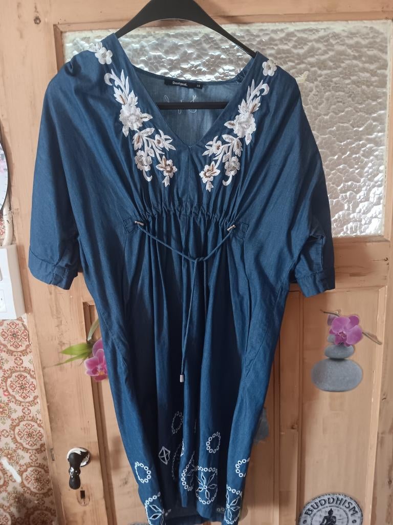 Robe bleu Desigual, Taille 38/40 (M), Enlèvement ou Envoi, Comme neuf, Desigual