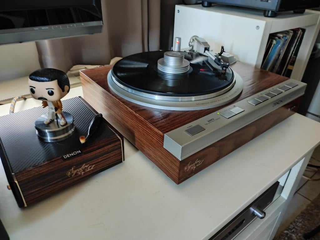 DENON DP-47F opgeknapte topklasse platenspeler, TV, Hi-fi & Vidéo, Tourne-disques, Reconditionné, Tourne-disque, Automatique, Enlèvement