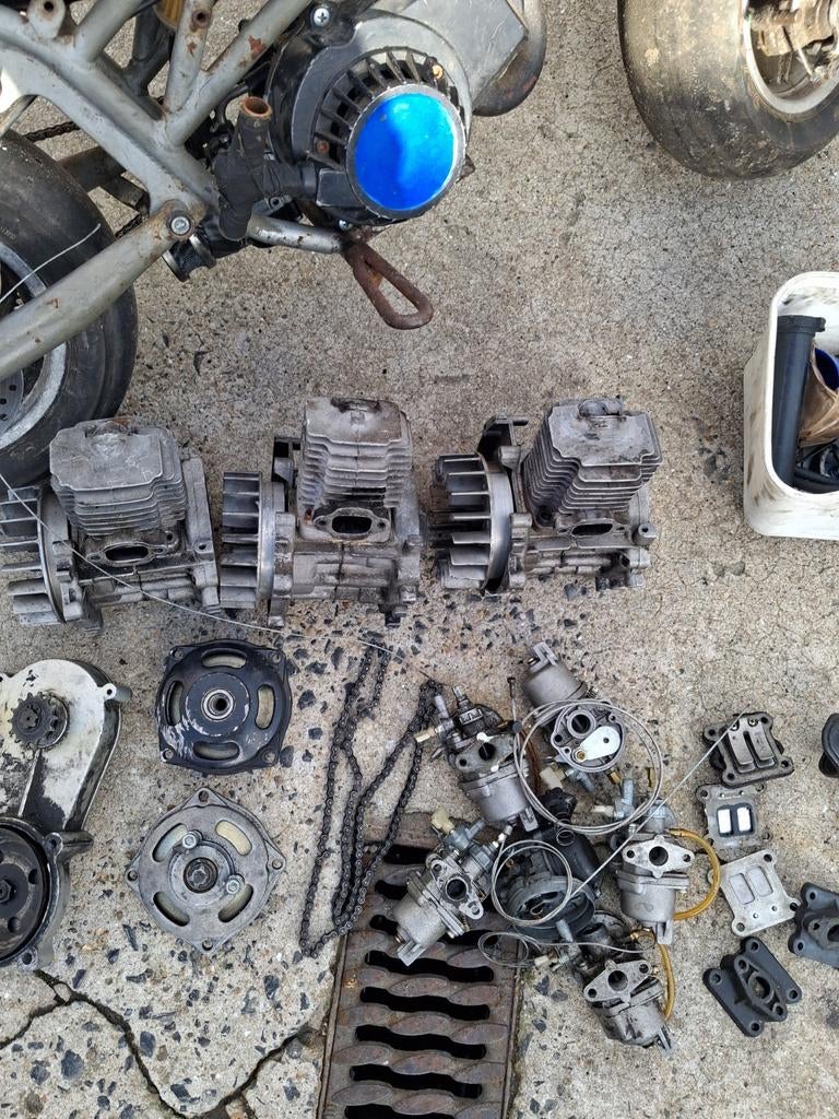 Pocketbike onderdelen ruilen kan ook, Ophalen