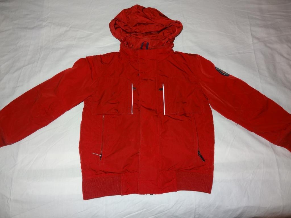 Rood jongens winterjasje River Woods (maat : 8 j), Kinderen en Baby's, Gebruikt, River Woods, Ophalen of Verzenden, Jongen
