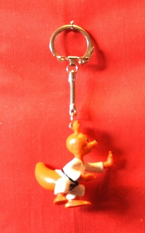 porte cle mascotte walibi karaté, Collections, Porte-clés, Enlèvement ou Envoi, Comme neuf, Peluche ou Figurine