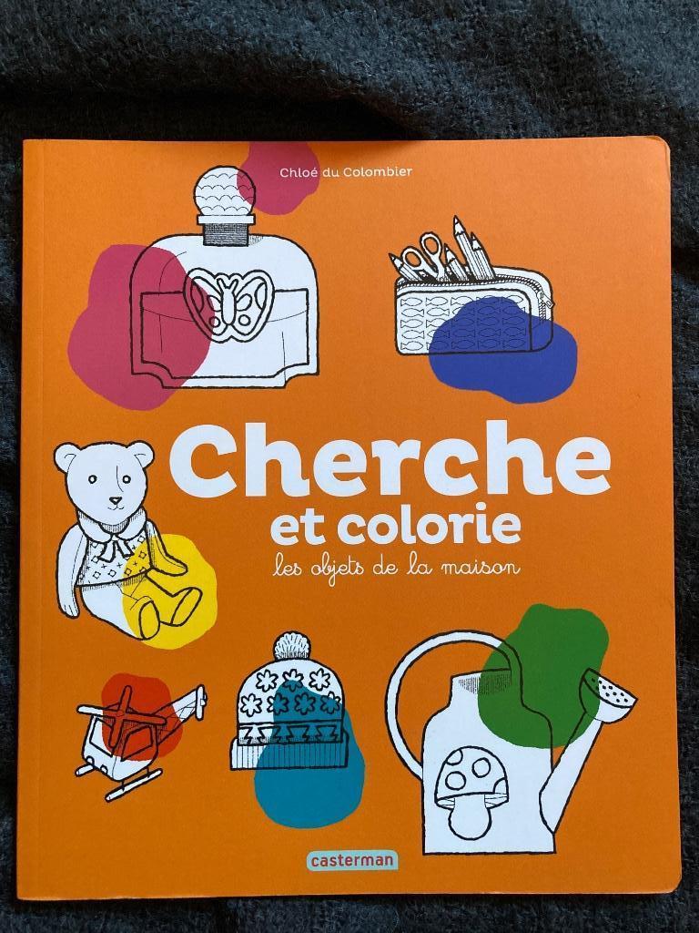 Livre de coloriage cherche et colorie, Ophalen of Verzenden, Zo goed als nieuw, Papier, Schets- of Tekenboek