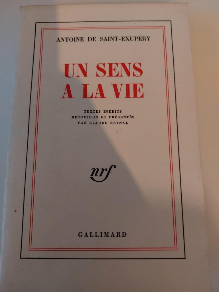 Un sens à la vie, Antoine de Saint-Exupéry, Enlèvement ou Envoi, Utilisé