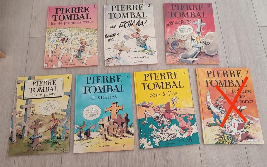 Pierre Tombal tomes 1 à 6 en EO, Enlèvement ou Envoi, Utilisé