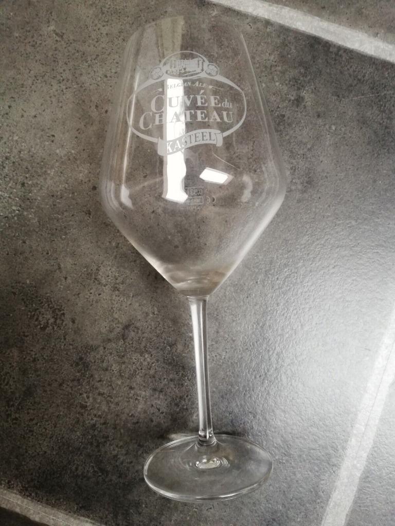 verre de bière Cuvée du Château Kasteel beer 33cl, Enlèvement ou Envoi