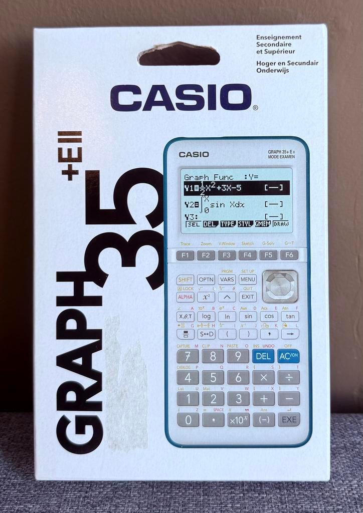 Casio calculatrice graphique Graph 35+E II neuve non déballé, Enlèvement ou Envoi, Calculatrices graphique, Neuf