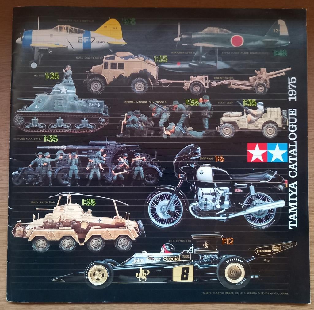 Vintage 1975 TAMIYA Catalogus 2, Ophalen of Verzenden, Tamiya