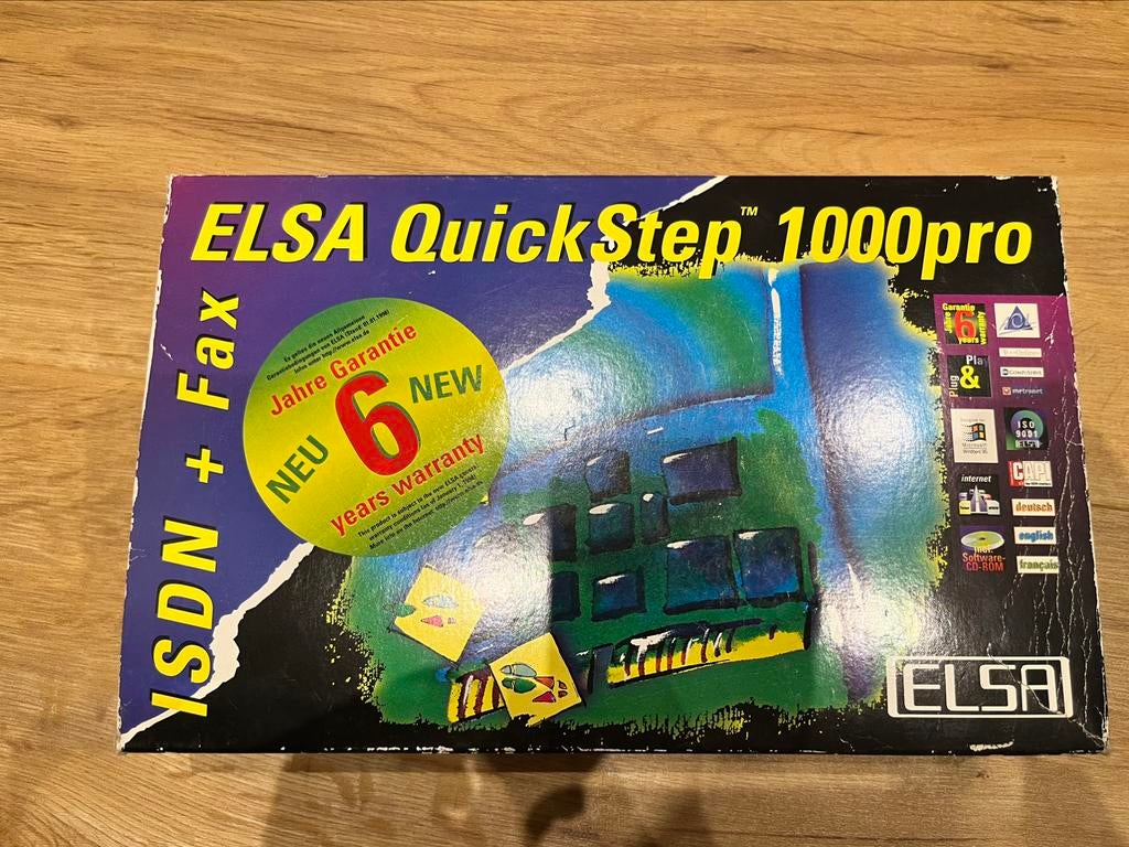 ELSA QuickStep 1000pro modem card vintage new