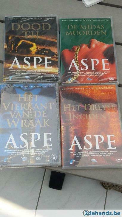 Aspe (2004)  –  4 AFLEVERINGEN  op dvd van seizoen 1 (2004), Cd's en Dvd's, Vanaf 12 jaar, Ophalen of Verzenden, Detective en Krimi