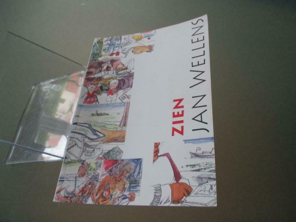 Signé et message / Zien – Jan Wellens, Jan Wellens, Peinture et dessin, Enlèvement ou Envoi, Comme neuf