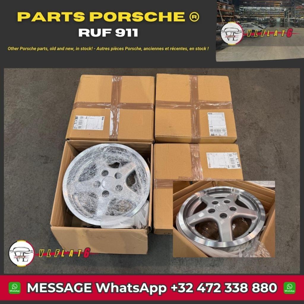RUF-set met 4 wielen — Porsche 911 Afmetingen: 9J + 8J x 17", Ophalen, Nieuw, Porsche