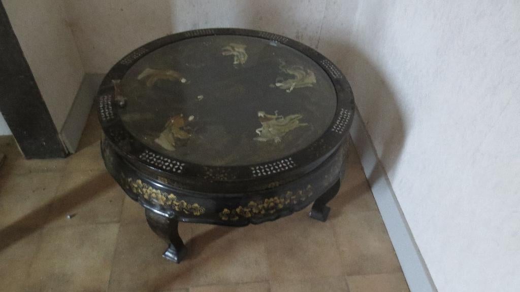 oude chinese salon tafel, Huis en Inrichting, Ophalen
