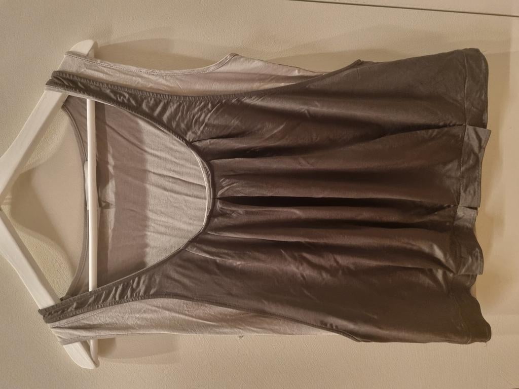 Grijze mouwloze top Zara maat M, Maat 38/40 (M), Zara, Ophalen of Verzenden, Zo goed als nieuw