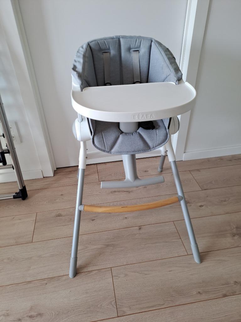 Eetstoel béaba, Kinderen en Baby's, Kinderstoelen, Ophalen, Gebruikt, Meegroeistoel, Afneembaar eetblad