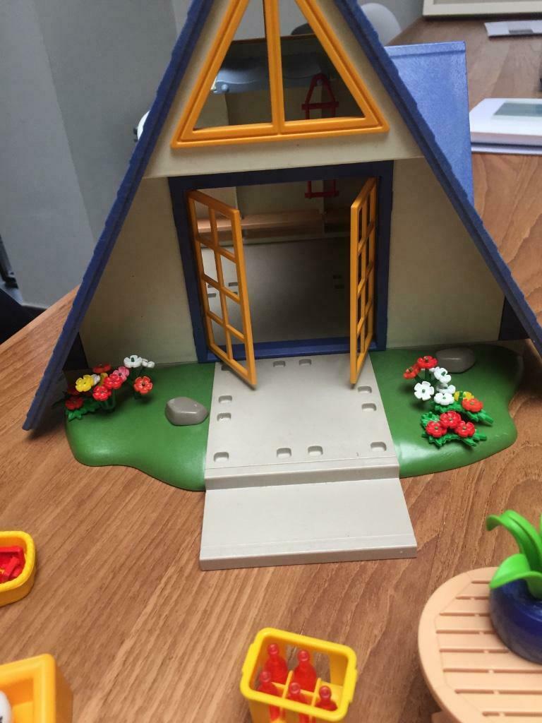 Playmobil 3230 zomerhuis, Kinderen en Baby's, Speelgoed | Playmobil, Ophalen of Verzenden, Zo goed als nieuw, Complete set