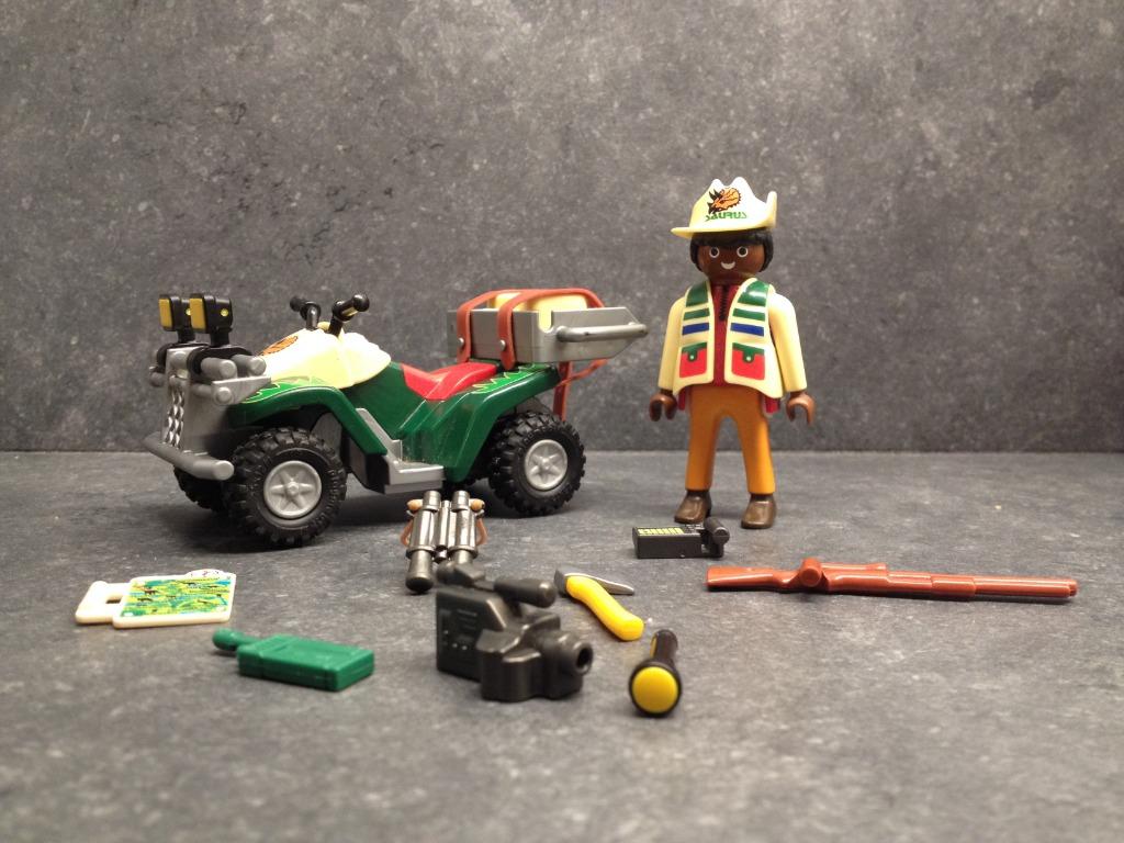 Playmobil safari quad, Ophalen of Verzenden, Zo goed als nieuw, Complete set
