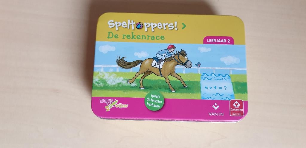 Gezelschapsspel : Speltoppers - de rekenrace, Ophalen of Verzenden, Nieuw