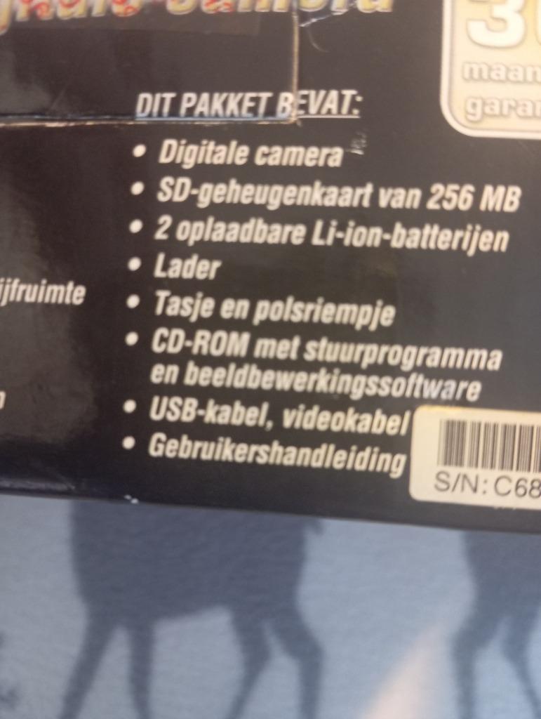 digitaal fototoestel camera nytech 5.25 megapixel ds-5200, TV, Hi-fi & Vidéo, Appareils photo numériques, Envoi