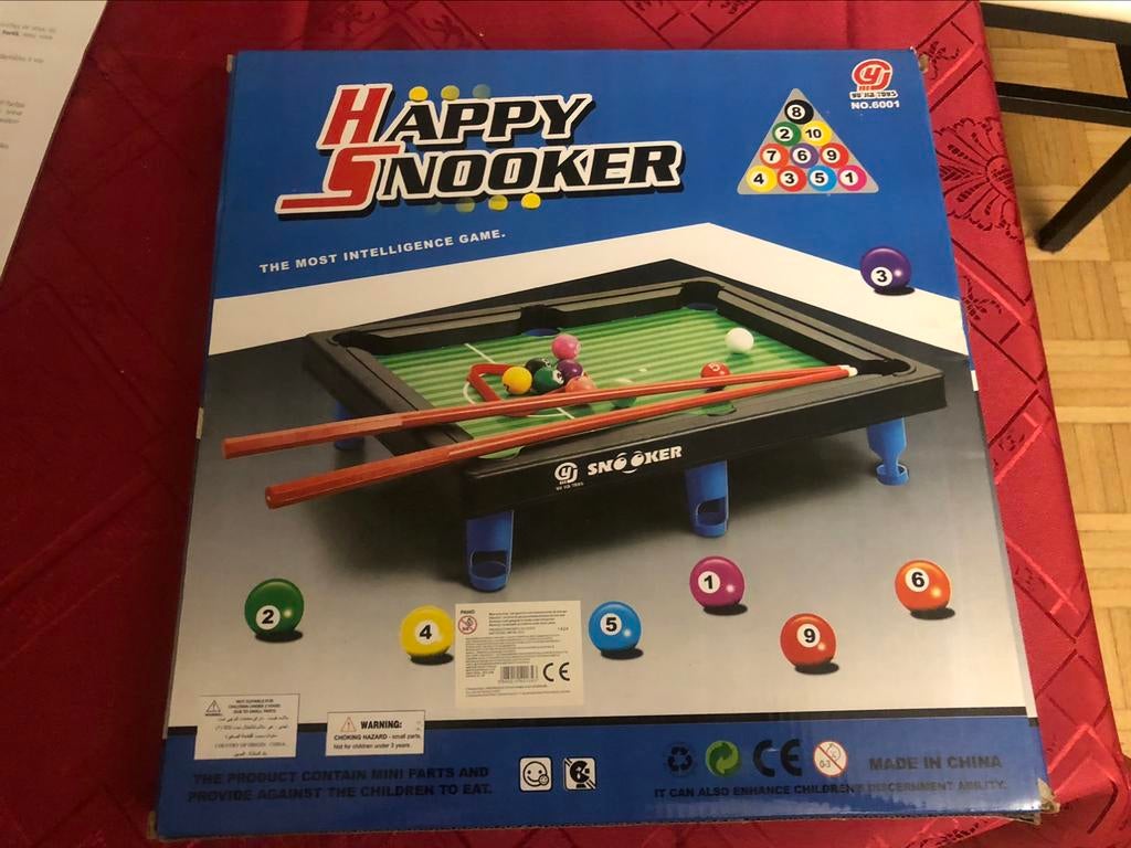 Happy snooker - Niet jonger dan 3 jaar - Nieuw -, Nieuw