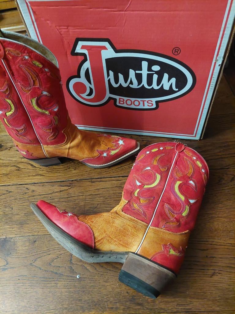 TEXAS COBOY BOOTS DAMES, Enlèvement ou Envoi, Rouge
