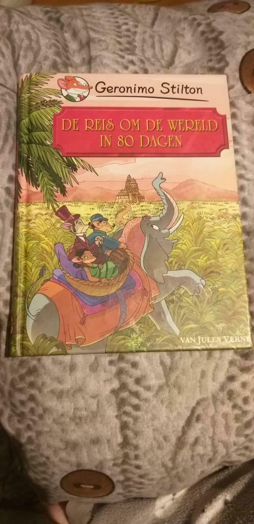 Geronimo Stilton - De reis om de wereld in 80 dagen, Boeken, Ophalen of Verzenden, Zo goed als nieuw, Jules Verne