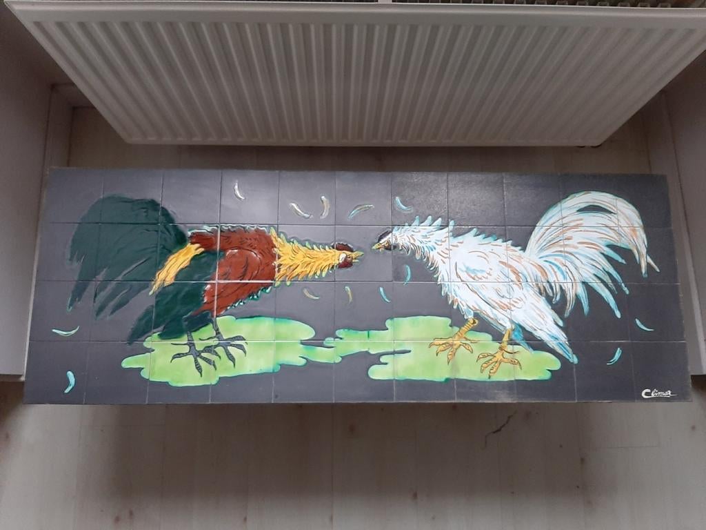 Vintage salontafel, Ophalen
