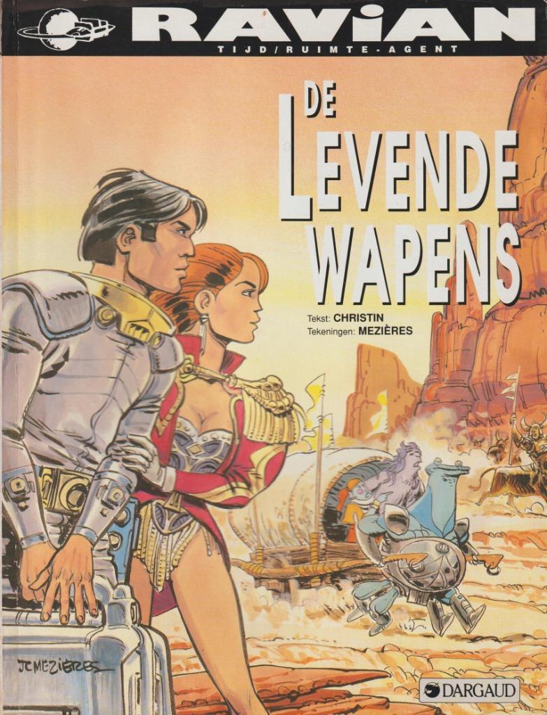 ravian nr 14 de levende wapens 1ste en enige druk, Boeken, Eén stripboek, Ophalen of Verzenden, Zo goed als nieuw