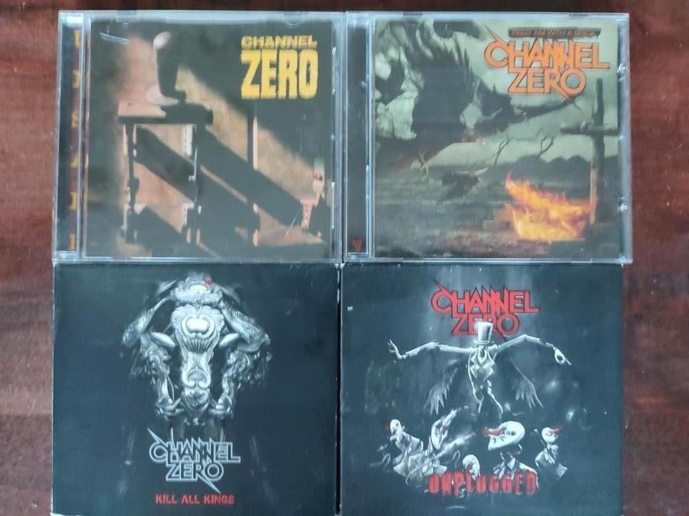4x CD : CHANNEL ZERO - Unsafe,Kill all Kings,Unplugged,Feed, Ophalen of Verzenden, Zo goed als nieuw