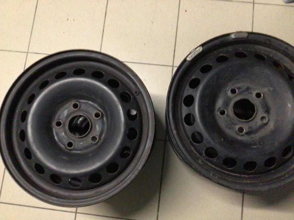 4 jantes en tole de la marque VW 15 pouces, Enlèvement, Utilisé, 15 pouces, Jante(s)