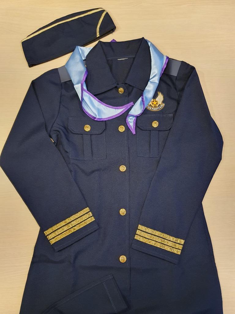 Verkleedkledij stewardess, Ophalen, Zo goed als nieuw, 146 t/m 152, Meisje