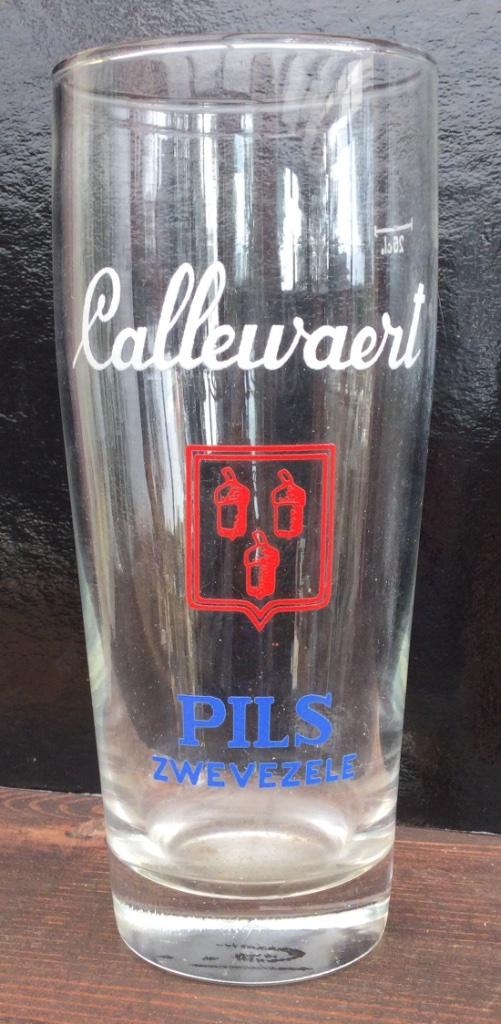 Bier brouwerij glas Callewaert Zwevezele op voet, Enlèvement ou Envoi, Comme neuf