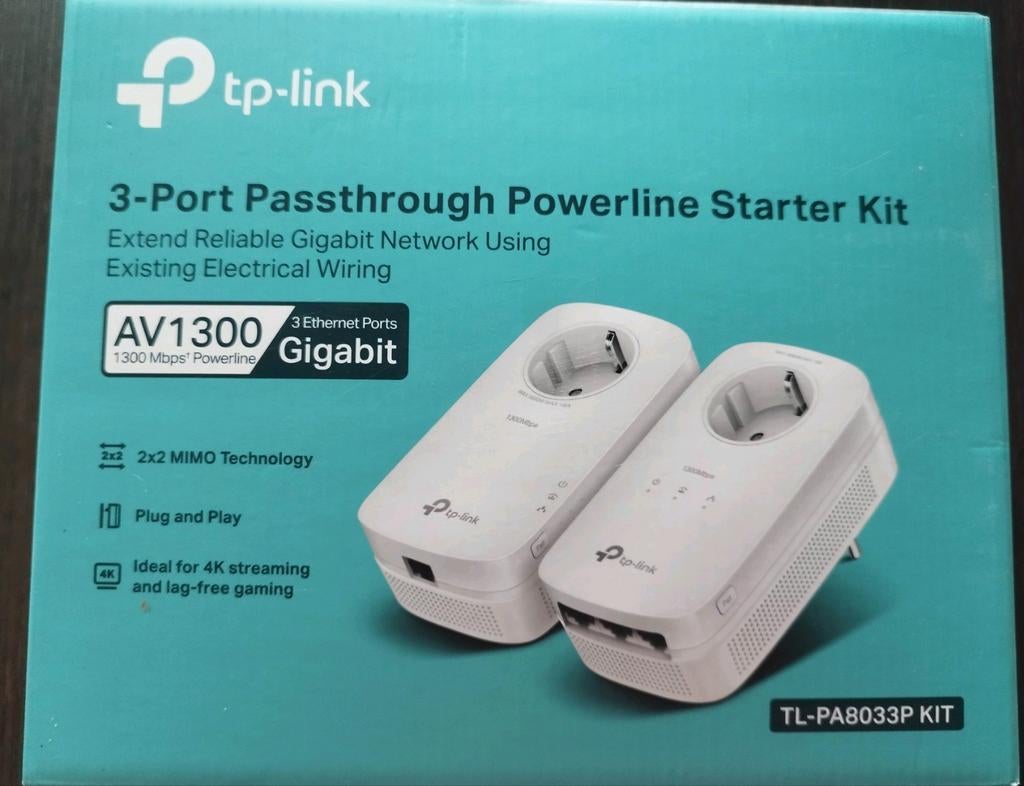 Powerline adapter av1300 tp link, Computers en Software, Netwerk switches, Ophalen