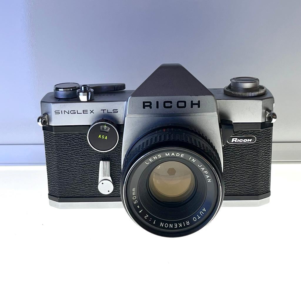 Ricoh Singflex TLS + Auto Rikenon 50mm f2 Lens, Enlèvement, Utilisé, Reflex miroir, Autres Marques