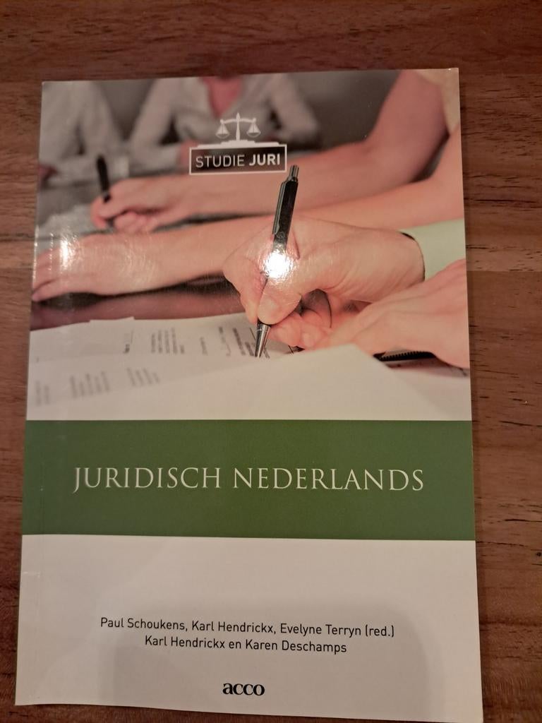 Karen Deschamps - Juridisch Nederlands, Enlèvement ou Envoi, Comme neuf, Karen Deschamps; Paul Schoukens; Karl Hendrickx; Evelyne Terryn