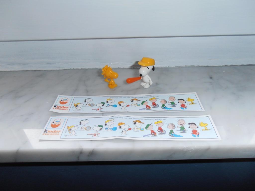 Figurines "Snoopy et ses amis – K94" – KINDER/FERRERO (1994), Enlèvement ou Envoi, Utilisé, Figurines