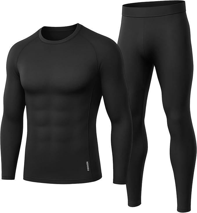 Thermisch ondergoed voor heren | GRATIS LEVERING, Kleding | Heren, Ondergoed, Overige typen, Zwart, Verzenden