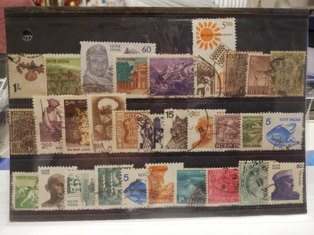 lot  de timbres oblitérés INDE, Timbres & Monnaies, Enlèvement ou Envoi, Affranchi